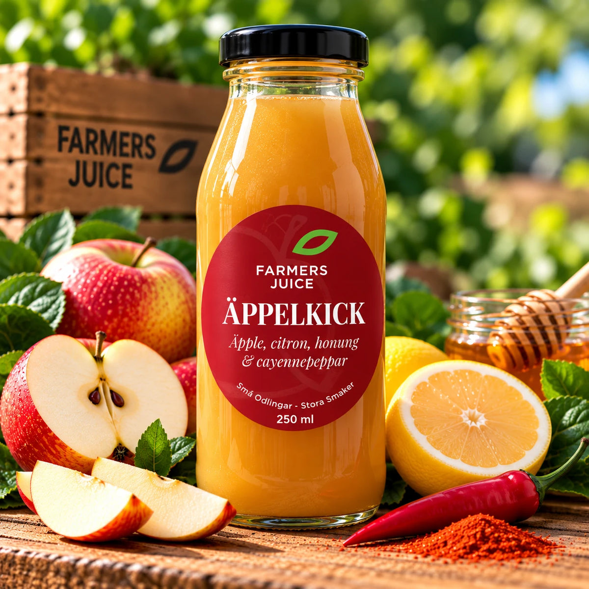 ÄPPELKICK 250 ml – Farmers Juice