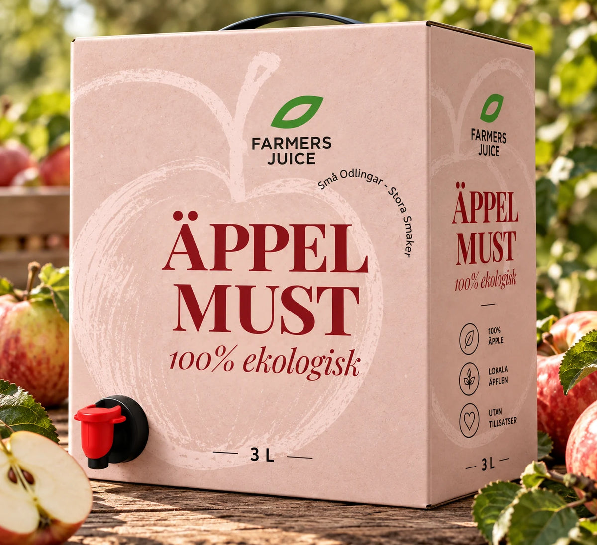 Äppelmust 3 L BIB - Farmers Juice