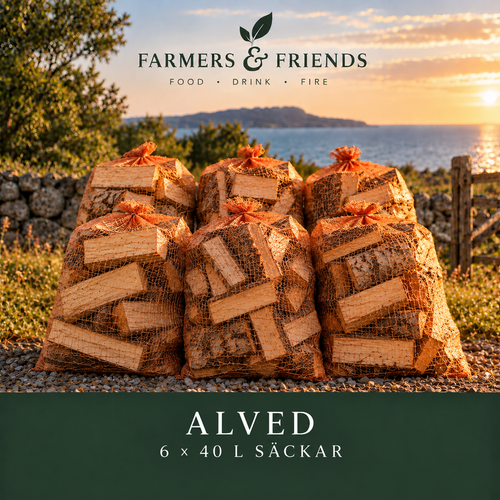 ALVED 6 × 40 L SÄCKAR – FARMERS WOOD by FARMERS & FRIENDS