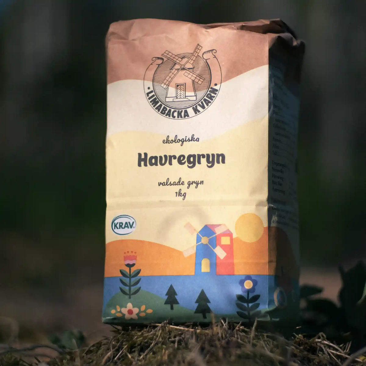 Havregryn 1 kg – Limabacka Kvarn