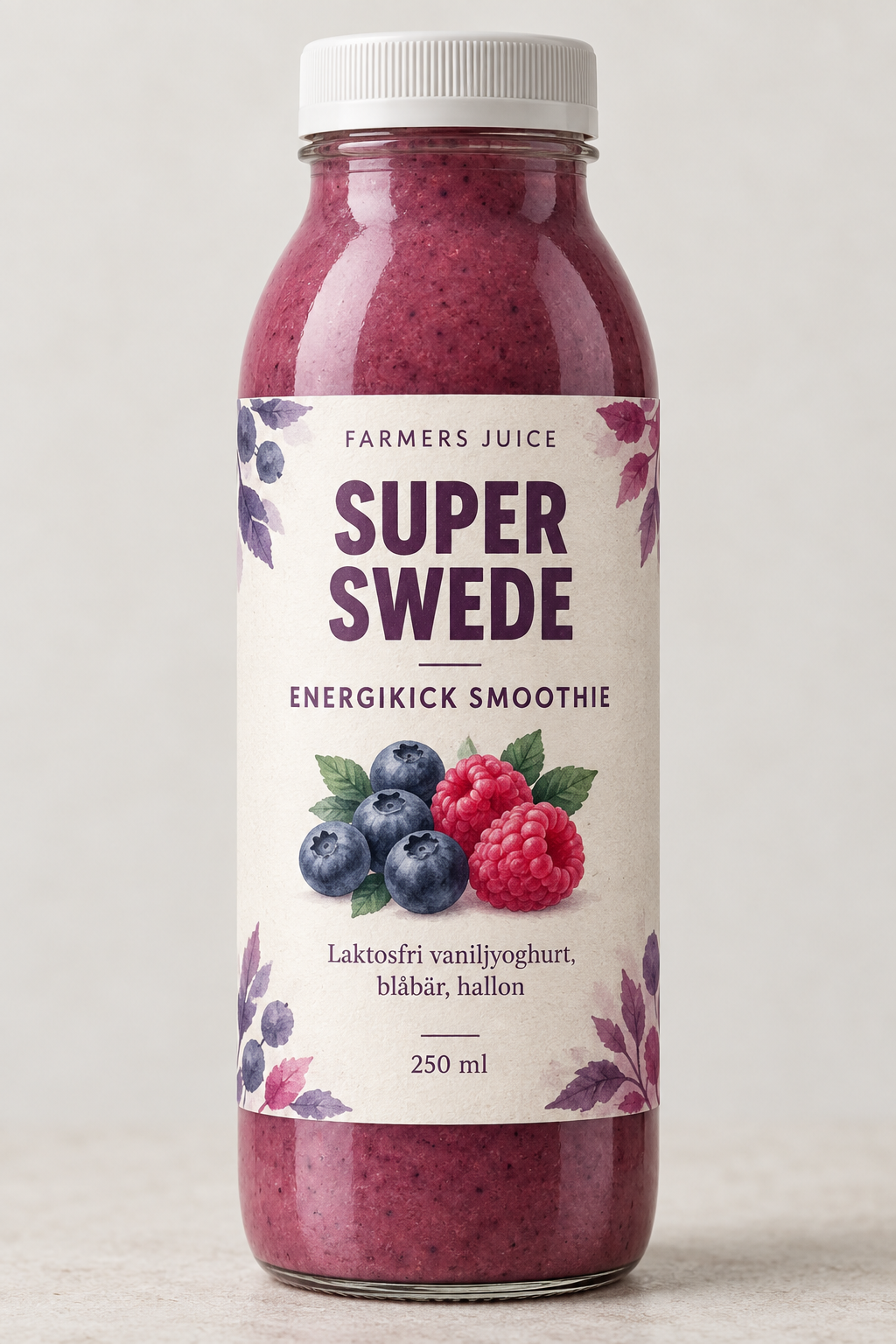 SUPER SWEDE Energikick Smoothie 250 ml – Farmers Juice